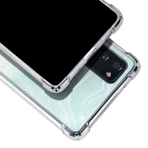 Marbleized Mint Galaxy S20 FE Clear Case