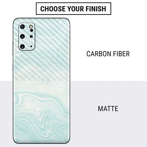 Marbleized Mint Galaxy S20 Plus Skin