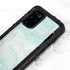 Marbleized Mint Galaxy S20 Plus Waterproof Case