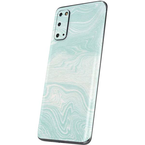 Marbleized Mint Galaxy S20 Skin