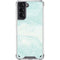 Marbleized Mint Galaxy S21 5G Clear Case