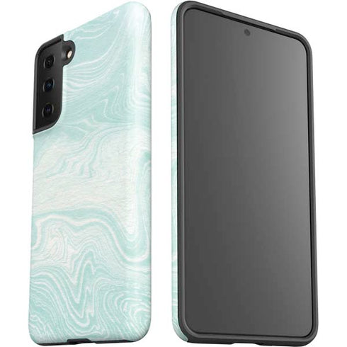 Marbleized Mint Galaxy S21 FE Pro Case