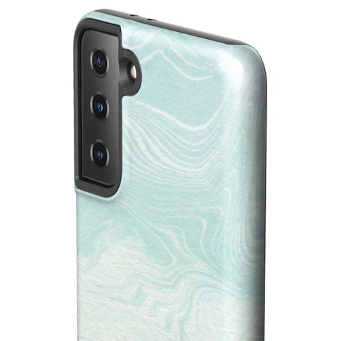 Marbleized Mint Galaxy S21 Plus 5G Pro Case