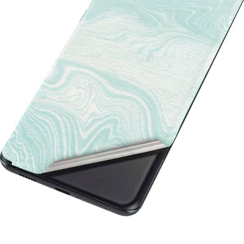 Marbleized Mint Galaxy S21 Plus 5G Skin