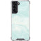 Marbleized Mint Galaxy S22 Clear Case