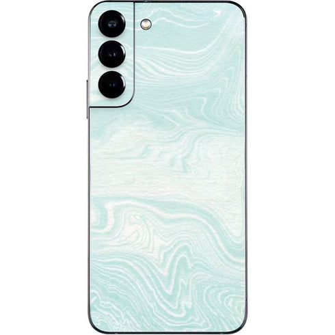 Marbleized Mint Galaxy S22 Plus Skin