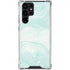 Marbleized Mint Galaxy S22 Ultra Clear Case