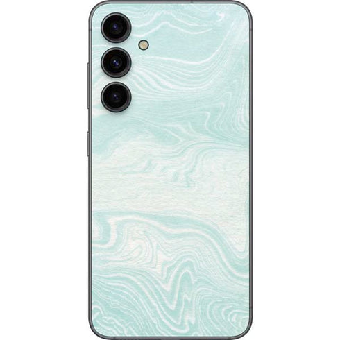 Marbleized Mint Galaxy S23 FE Skin