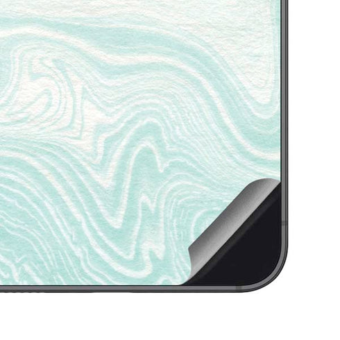 Marbleized Mint Galaxy S23 FE Skin