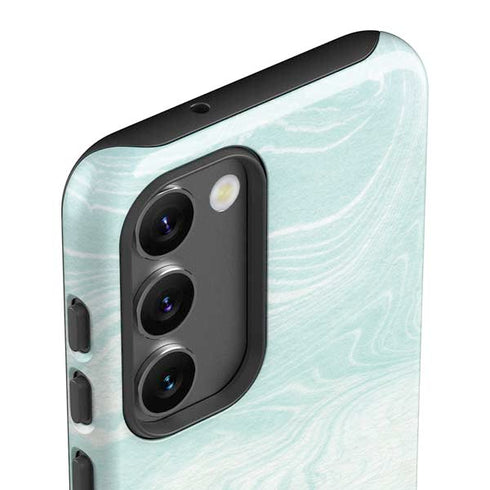 Marbleized Mint Galaxy S23 Plus Pro Case