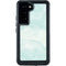 Marbleized Mint Galaxy S23 Waterproof Case