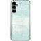 Marbleized Mint Galaxy S24 Plus Clear Case