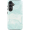 Marbleized Mint Galaxy S24 Plus Impact Case