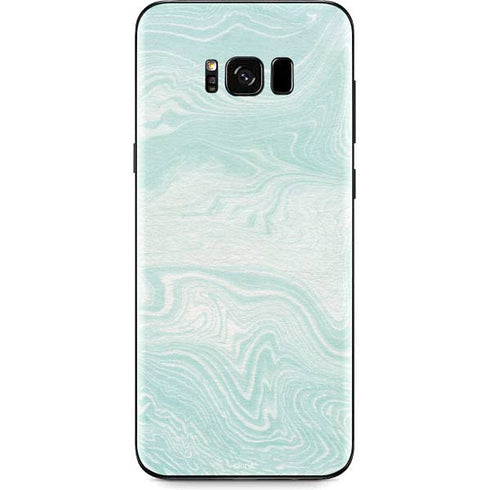 Marbleized Mint Galaxy S8 Plus Skin