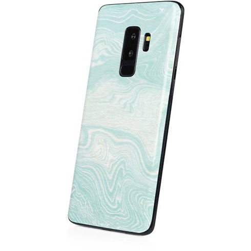 Marbleized Mint Galaxy S9 Plus Skin