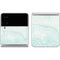 Marbleized Mint Galaxy Z Flip4 5G Skin