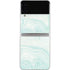 Marbleized Mint Galaxy Z Flip4 5G Skin