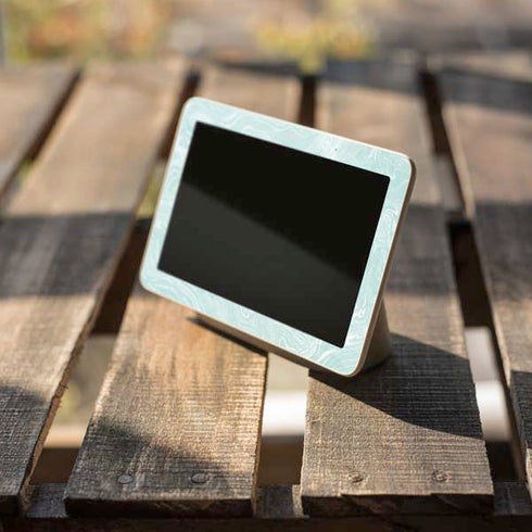 Marbleized Mint Google Home Hub Skin
