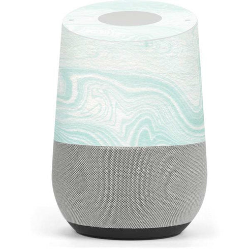 Marbleized Mint Google Home Skin
