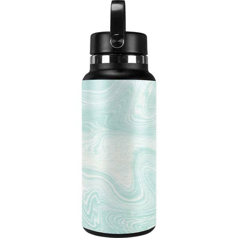 Marbleized Mint Hydro Flask 32oz Wide Mouth Skin
