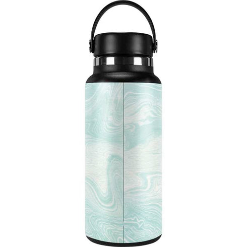 Marbleized Mint Hydro Flask 32oz Wide Mouth Skin