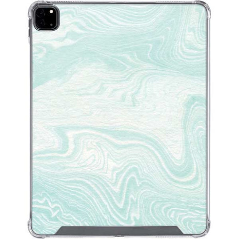 Marbleized Mint iPad Pro 12.9in (2020) Clear Case