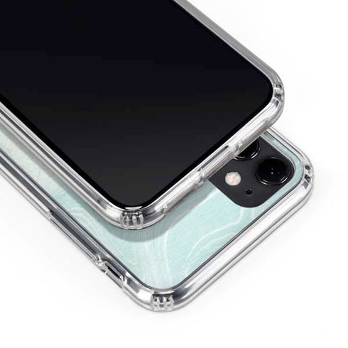 Marbleized Mint iPhone 11 Clear Case