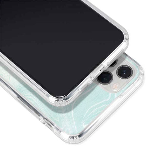 Marbleized Mint iPhone 11 Pro Clear Case