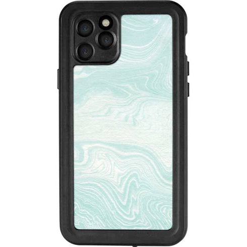 Marbleized Mint iPhone 11 Pro Waterproof Case