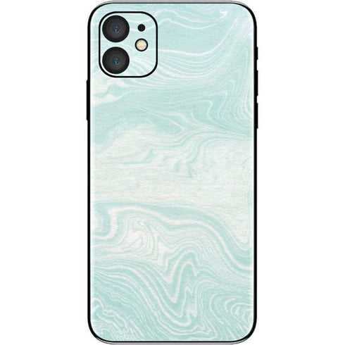 Marbleized Mint iPhone 11 Skin