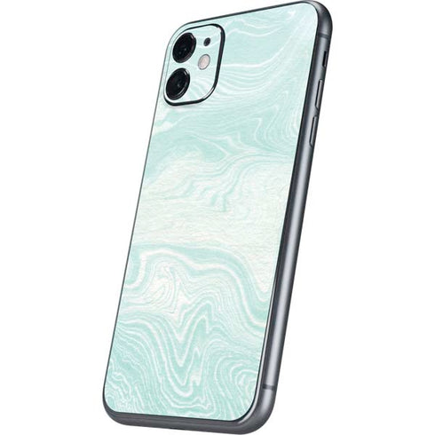 Marbleized Mint iPhone 11 Skin