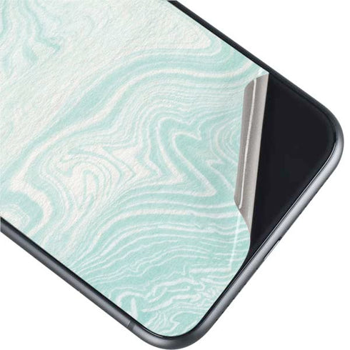 Marbleized Mint iPhone 11 Skin