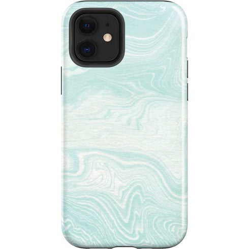 Marbleized Mint iPhone 12 Impact Case