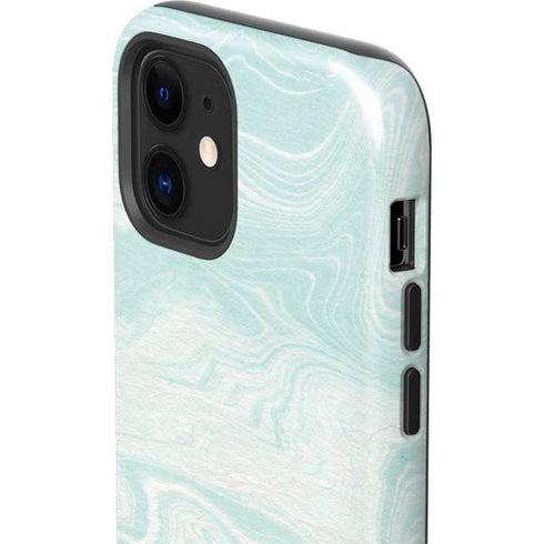 Marbleized Mint iPhone 12 Impact Case