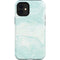 Marbleized Mint iPhone 12 Mini Impact Case