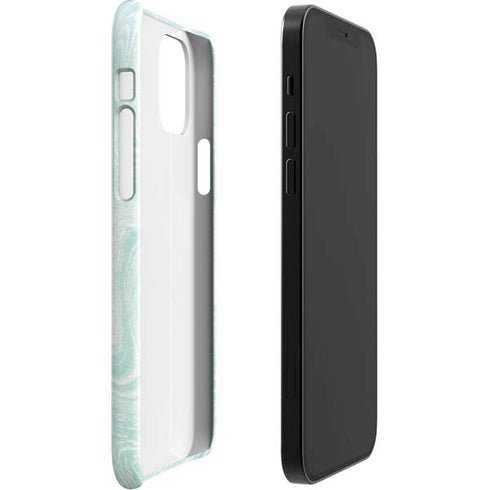 Marbleized Mint iPhone 12 Mini Lite Case