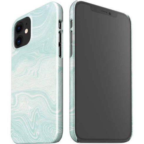 Marbleized Mint iPhone 12 Mini Lite Case