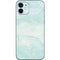 Marbleized Mint iPhone 12 Mini Skin