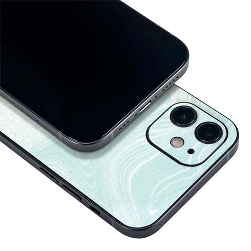 Marbleized Mint iPhone 12 Mini Skin