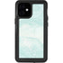 Marbleized Mint iPhone 12 Mini Waterproof Case