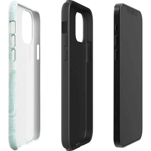 Marbleized Mint iPhone 12 Pro Impact Case