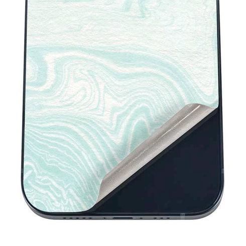 Marbleized Mint iPhone 12 Skin