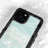 Marbleized Mint iPhone 13 Mini Waterproof Case