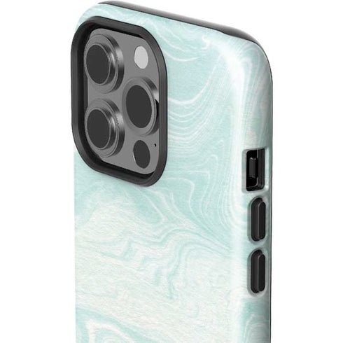 Marbleized Mint iPhone 13 Pro Impact Case
