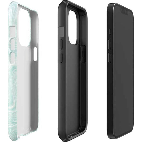 Marbleized Mint iPhone 13 Pro Impact Case