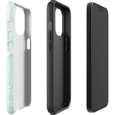 Marbleized Mint iPhone 13 Pro Max Impact Case