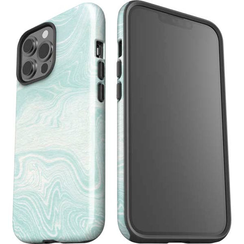 Marbleized Mint iPhone 13 Pro Max Impact Case