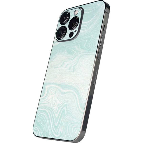 Marbleized Mint iPhone 13 Pro Max Skin