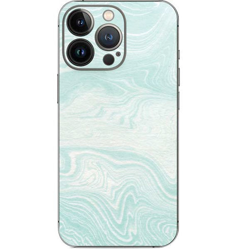 Marbleized Mint iPhone 13 Pro Skin