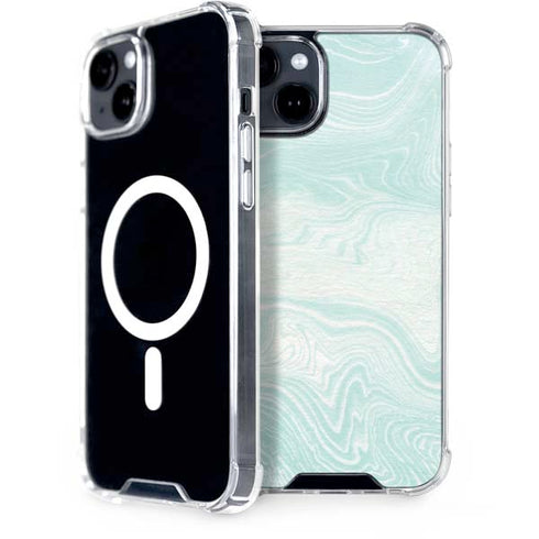 Marbleized Mint iPhone 14 MagSafe Case